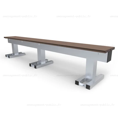 Banc de touche extérieur 5 places